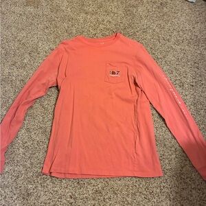 Vineyard Vines Coral Crewneck Tee